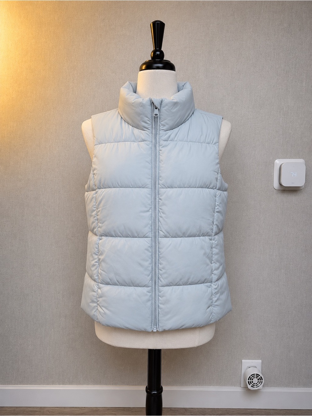 Primark Light Blue Quilted Puffer Jacket